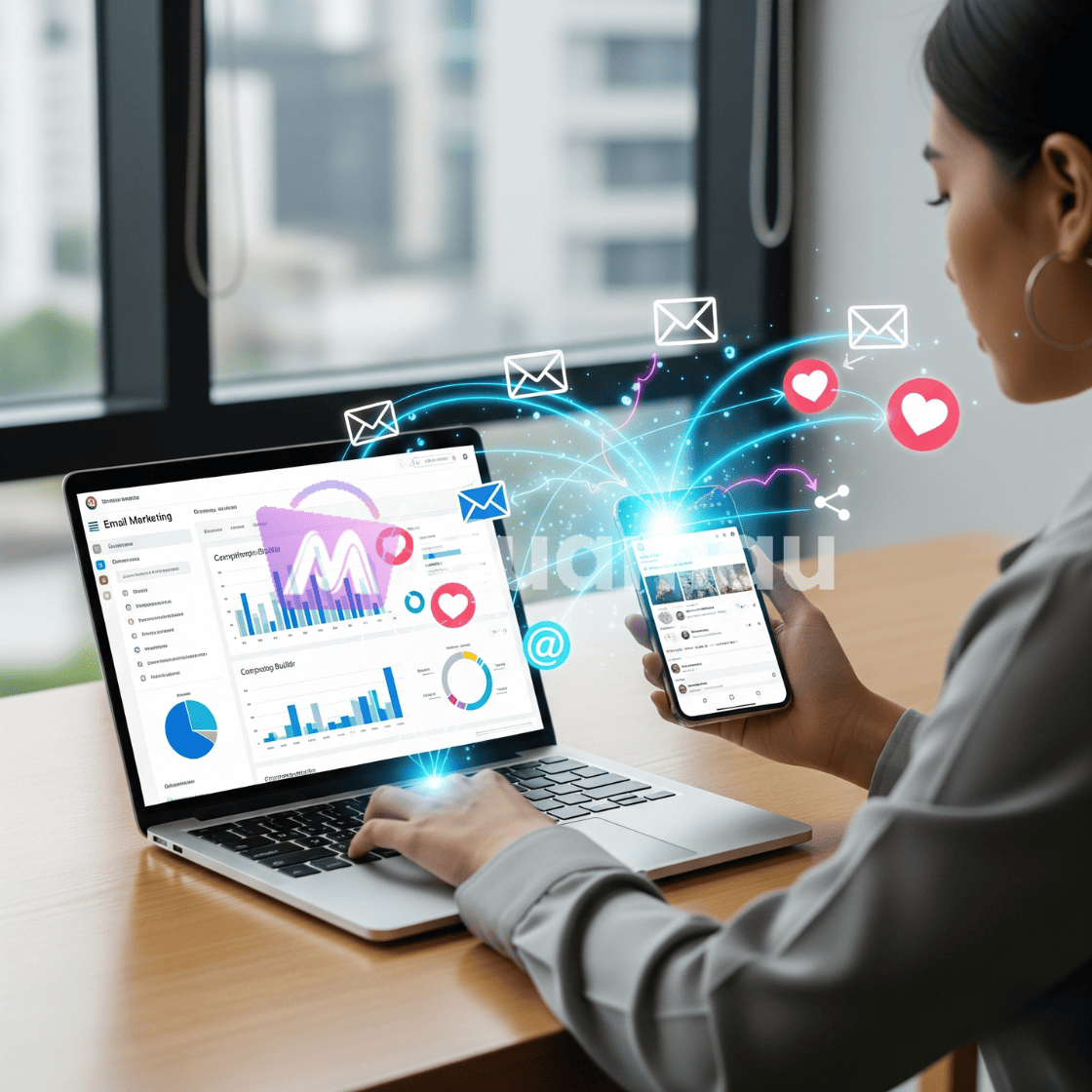 Email Marketing với Social Media Marketing