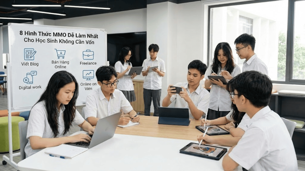 app kiếm tiền Online cho học sinh