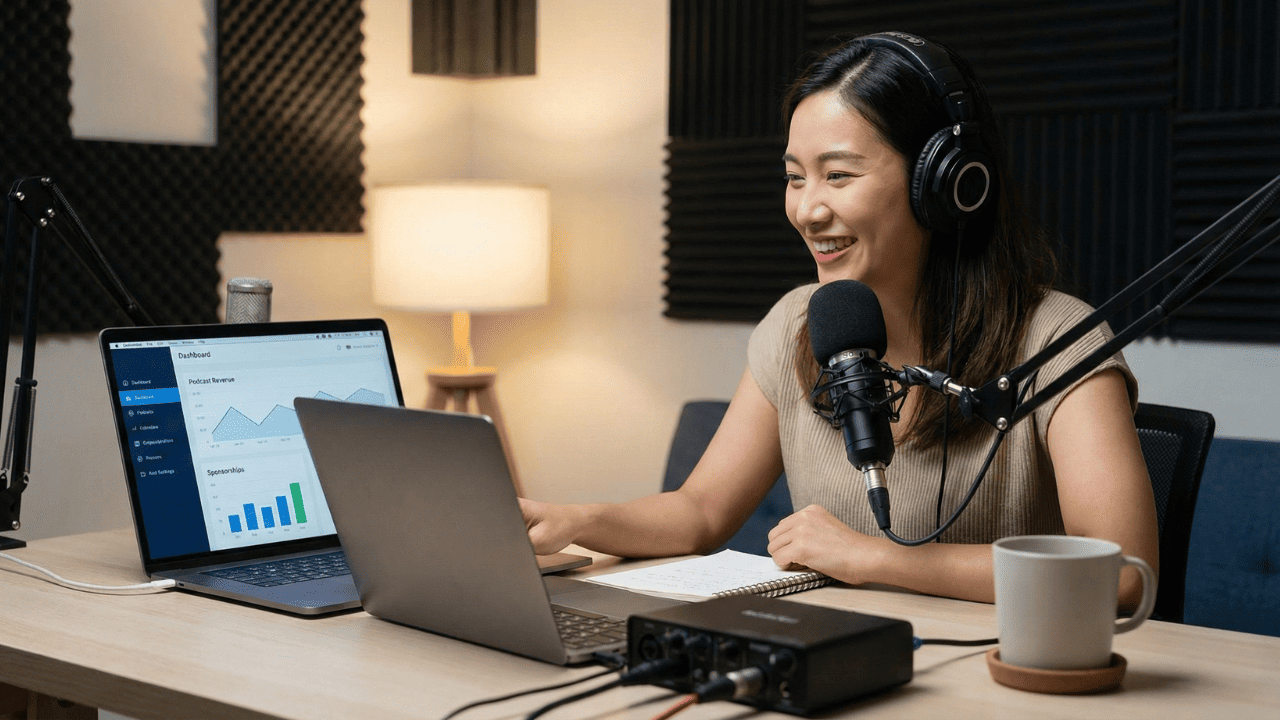 Kiếm tiền từ podcast