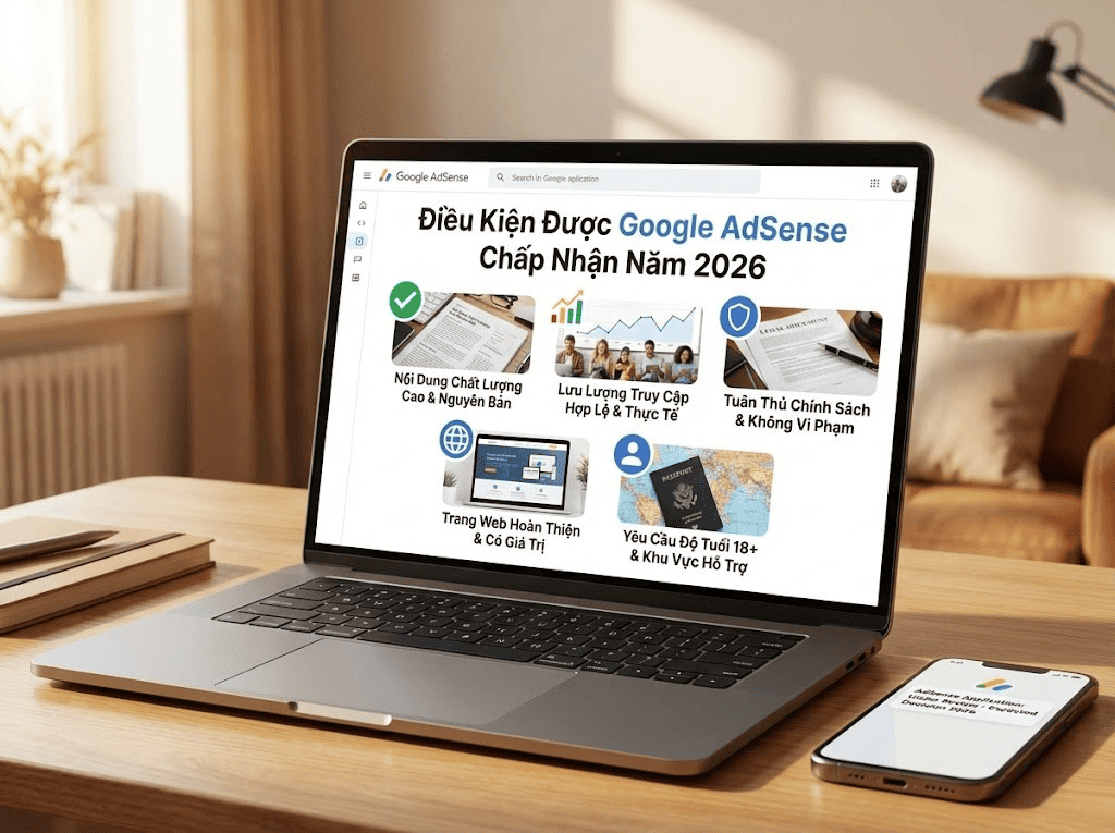 Cách Kiếm Tiền Bằng Google AdSense