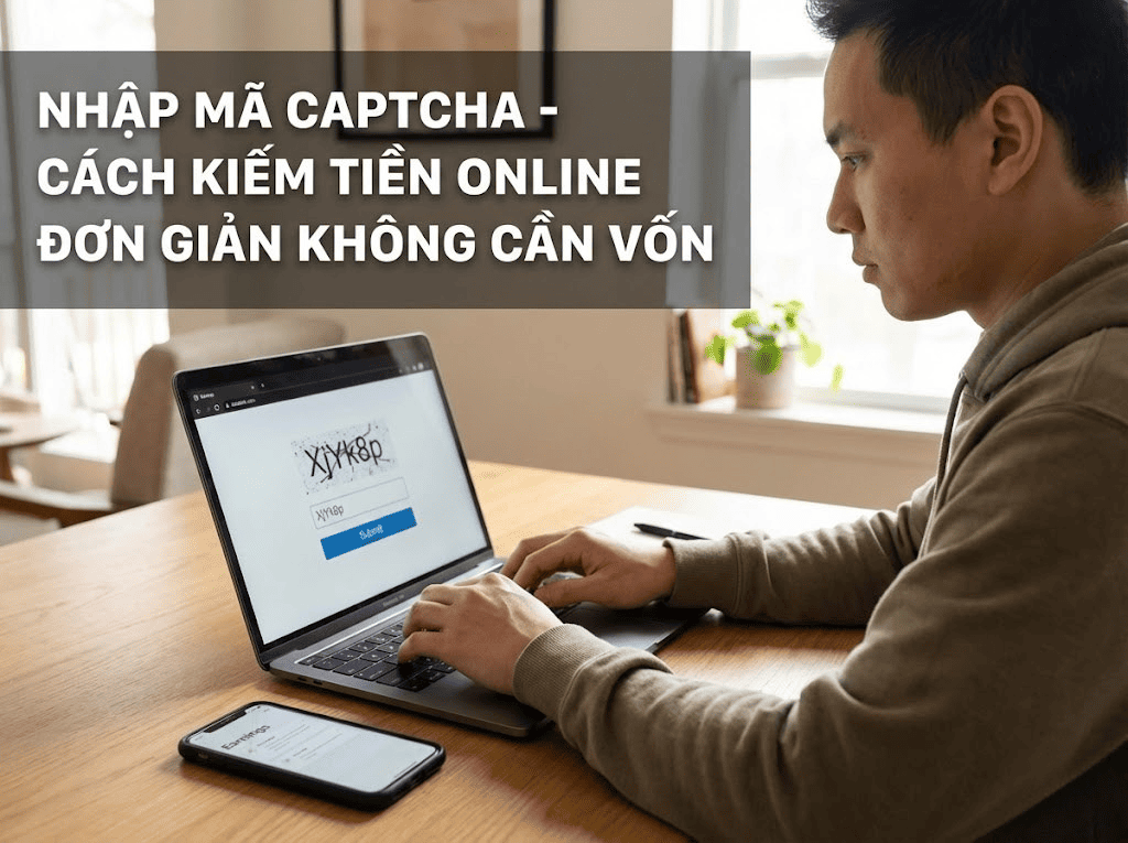 Nhập Mã Captcha Kiếm Tiền
