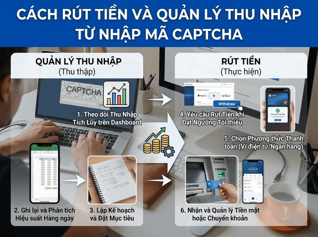 Nhập Mã Captcha Kiếm Tiền